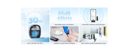 Микрофон Boya BY-WM3T-U2 charging case 8